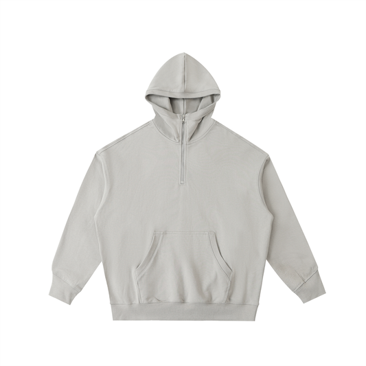 Big Hood Half-Zip Fleece Hoodie